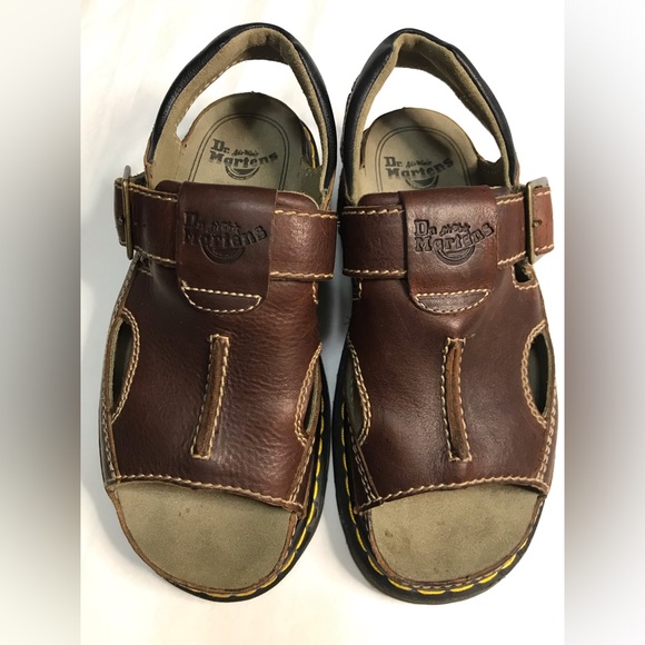Dr. Martens Shoes - Dr. Martens Vintage Fisherman leather brown sandals